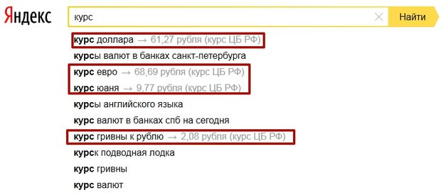 курс валюты